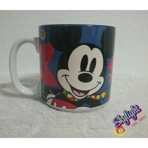 Multicolor Rare Disney Mickey Mouse Winter Scarf Mug